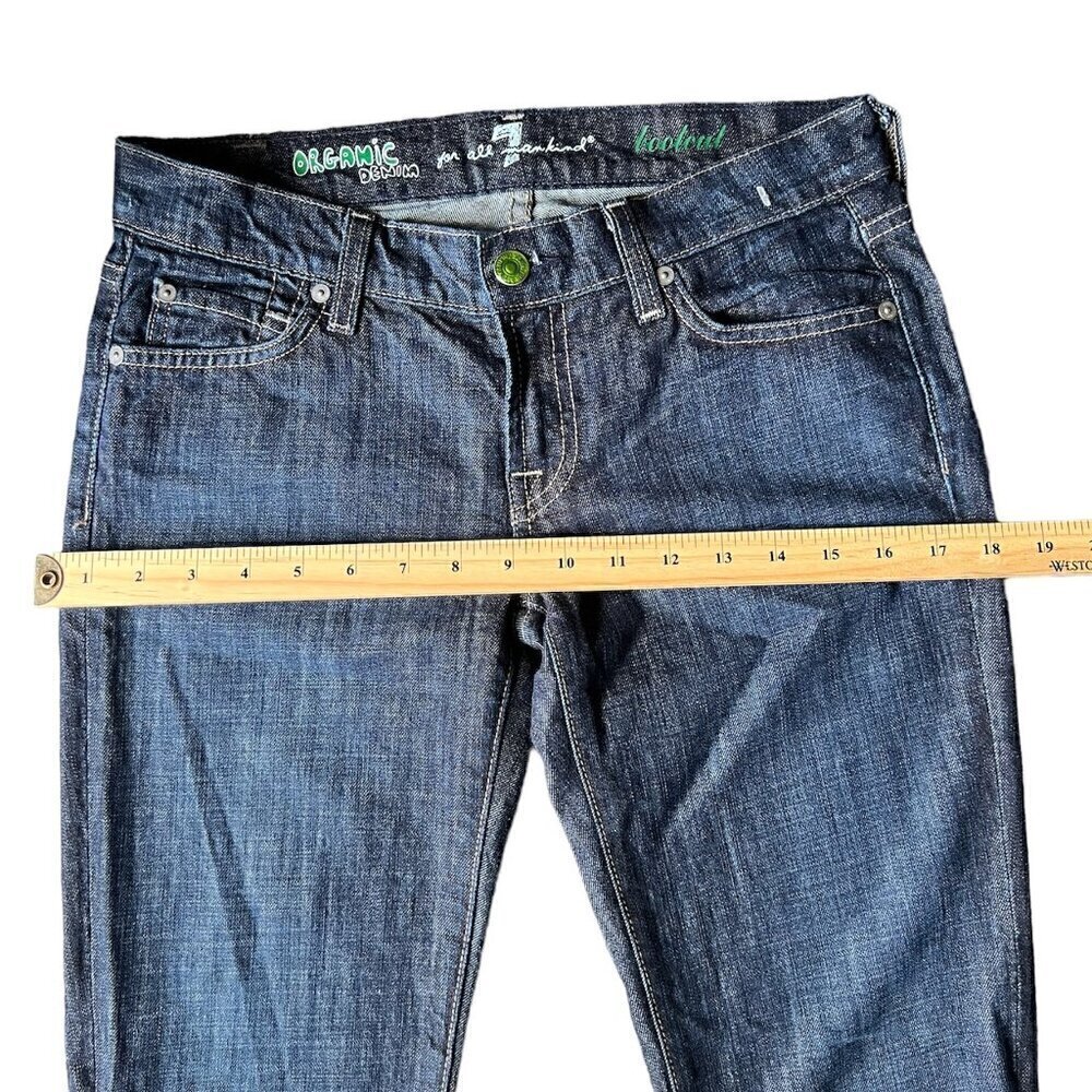 7 For All Mankind Bootcut women's Blue Jeans. Size 26 - Picture 7 of 7